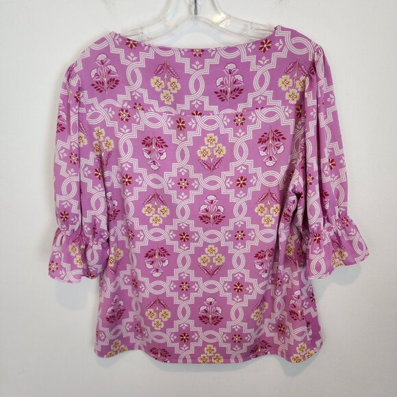 Ann Taylor Mixed Media Top, Size M, Like New - Picture 6 of 9